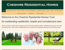 Tablet Screenshot of cheshire-residential-care-homes.org.uk